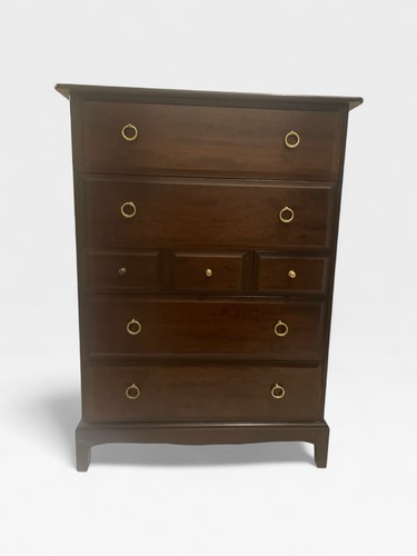 Stag mahogany tallboy chest - tallboy,