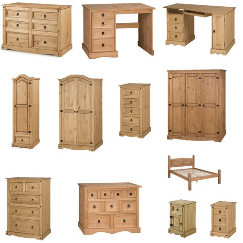 Corona solid pine bedroom - corona,