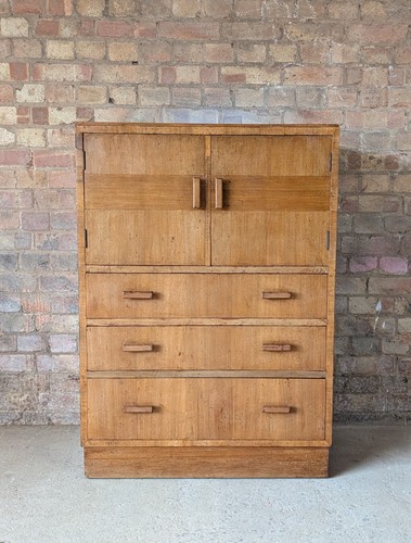Mid century oak tallboy - century,