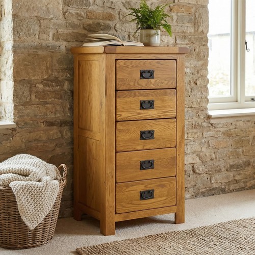 Chest drawers rustic oak - drawers,