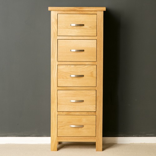 London oak tallboy chest - chest, of