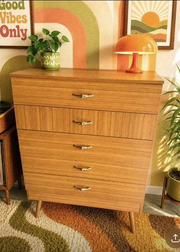 Mid century tallboy chest 5 - century, of