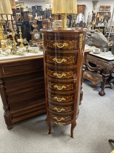 Kingwood tall boy marquetry - kingwood,