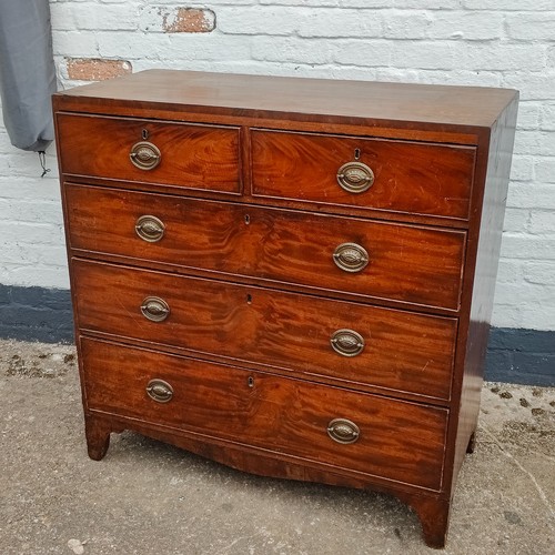 Georgian antique chest drawers - georgian,