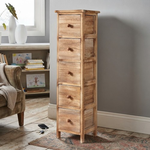 Natural wooden chest - natural, of
