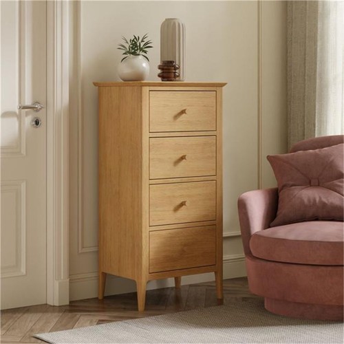 Oak tallboy chest drawers - tallboy, of