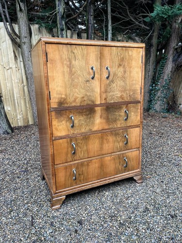 Vintage burr walnut drawer - burr,