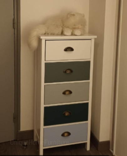 Tall chest drawers retro - chest,