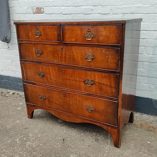 Georgian antique chest drawers - antique,