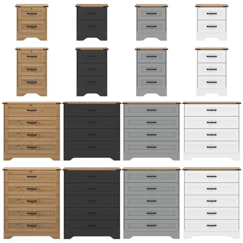 Panelled chest of - 5,