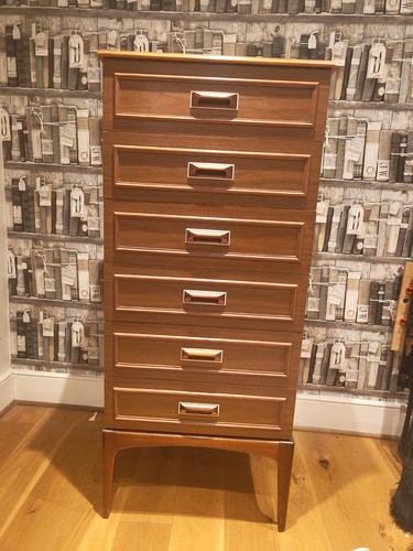 70s europa teak drawers - 70s, slim