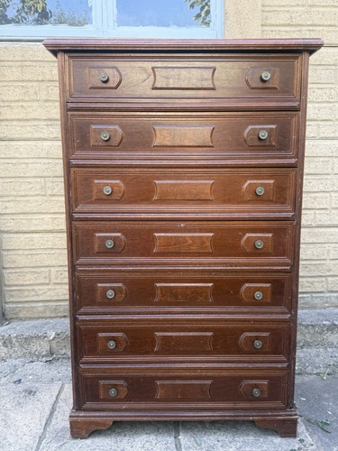 Vintage solid wood tallboy - vintage,